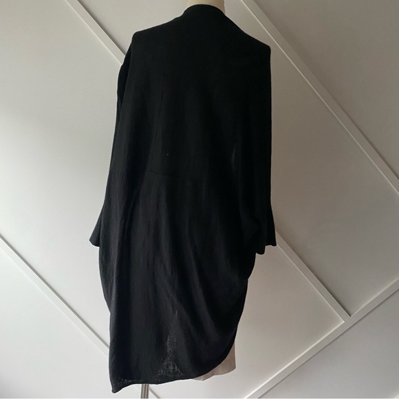 Eileen Fisher Project Alpaca Silk Blend Draped Shawl Wrap - M - Picture 3 of 10